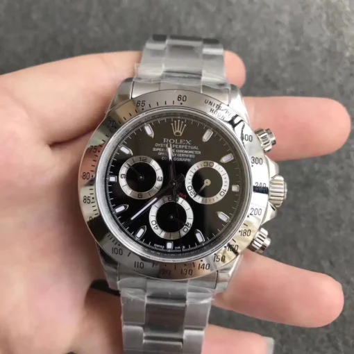 Rolex Super Clone Super Universe Chronograph Daytona 116500 Dial Black