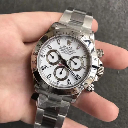 Fake Rolex Super Universe Chronograph Daytona 116500 Dial White