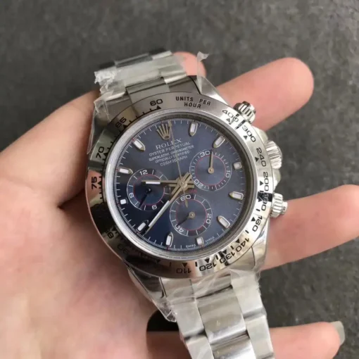 Rolex Replica Super Universe Chronograph Daytona 116500 Navy Blue Dial