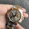 Replica Rolex Super Universe Chronograph Daytona 116503 Silver Dial Close-Up Focus