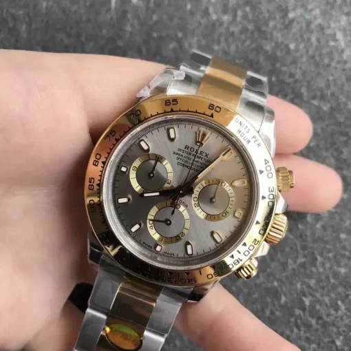 Fake Rolex Super Universe Chronograph Daytona 116503 Silver Dial