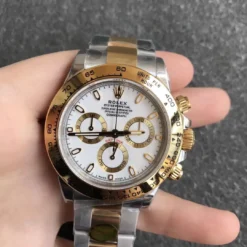 Rolex Super Clone Super Universe Chronograph Daytona 116503 White Dial