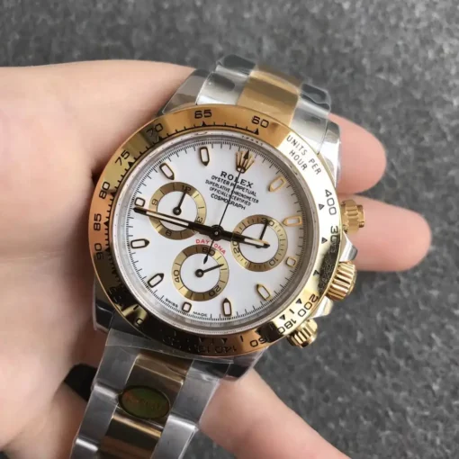 Fake Rolex Super Universe Chronograph Daytona 116503 White Dial