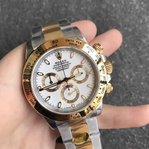Rolex Replica Super Universe Chronograph Daytona 116503 White Dial