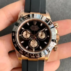 Rolex Super Clone Super Universe Chronograph Daytona 116515 Black Dial