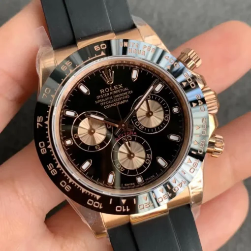 Fake Rolex Super Universe Chronograph Daytona 116515 Black Dial
