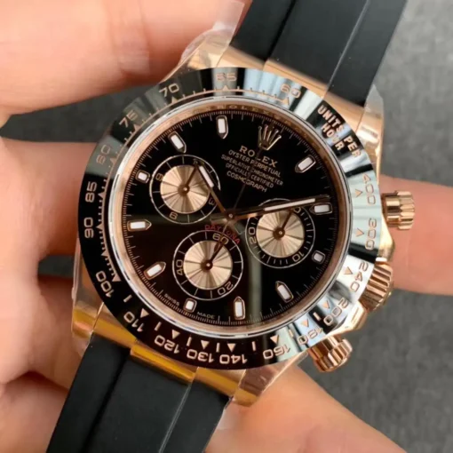 Rolex Replica Super Universe Chronograph Daytona 116515 Black Dial