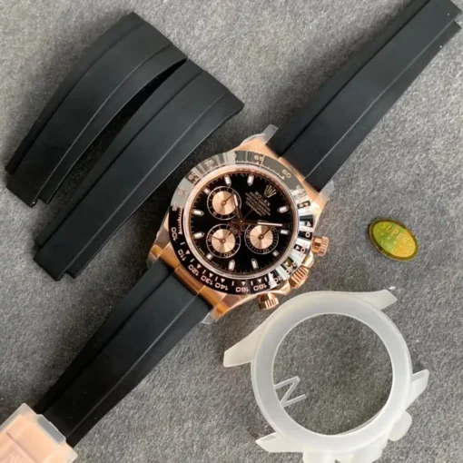 Rolex Clone Watches Super Universe Chronograph Daytona 116515 Black Dial