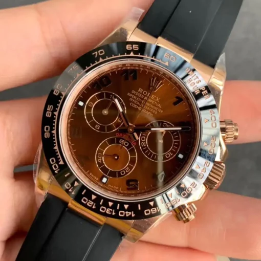 Rolex Replica Super Universe Chronograph Daytona 116515 Coffee Dial