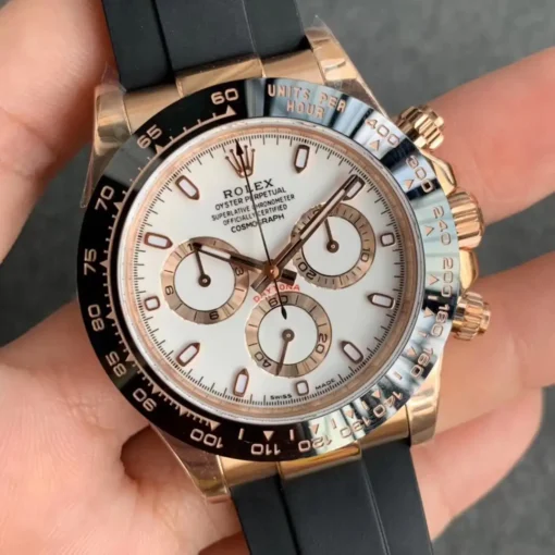 Fake Rolex Super Universe Chronograph Daytona 116515 White Dial