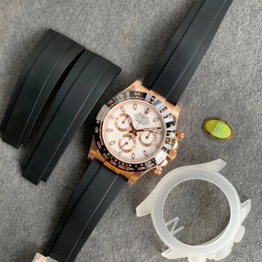 Rolex Clone Watches Super Universe Chronograph Daytona 116515 White Dial