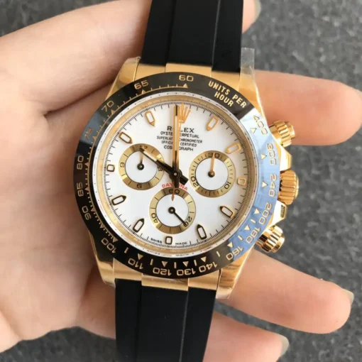 Rolex Super Clone Super Universe Chronograph Daytona 116515 Yellow Gold Plated
