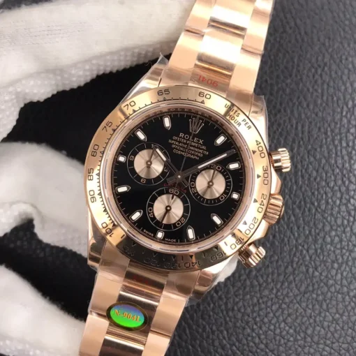Rolex Replica Super Universe Chronograph Daytona m116505 Black Dial