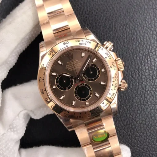 Fake Rolex Super Universe Chronograph Daytona m116505 Chocolate Dial