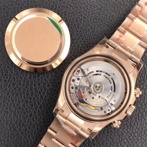 Rolex Clone Watches Super Universe Chronograph Daytona m116505 Coffee Dial