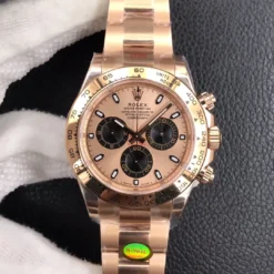 Rolex Super Clone Super Universe Chronograph Daytona m116505 Rose Gold Dial