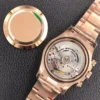 Rolex Clone Watches Super Universe Chronograph Daytona m116505 Rose Gold Dial