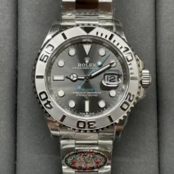 Fake Rolex Yacht-Master 40mm m126622-0001 Rhodium Dial