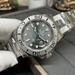 Best Fake Rolex Yacht-Master 40mm m126622-0001 Rhodium Dial
