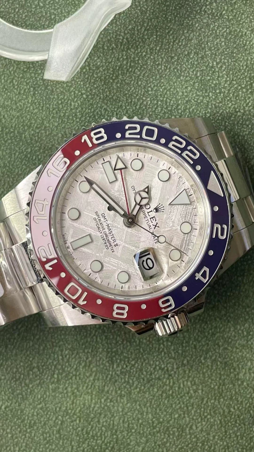 GMT-Master II Meteorite Dial 126719BLRO "Superman" Oyster photo review