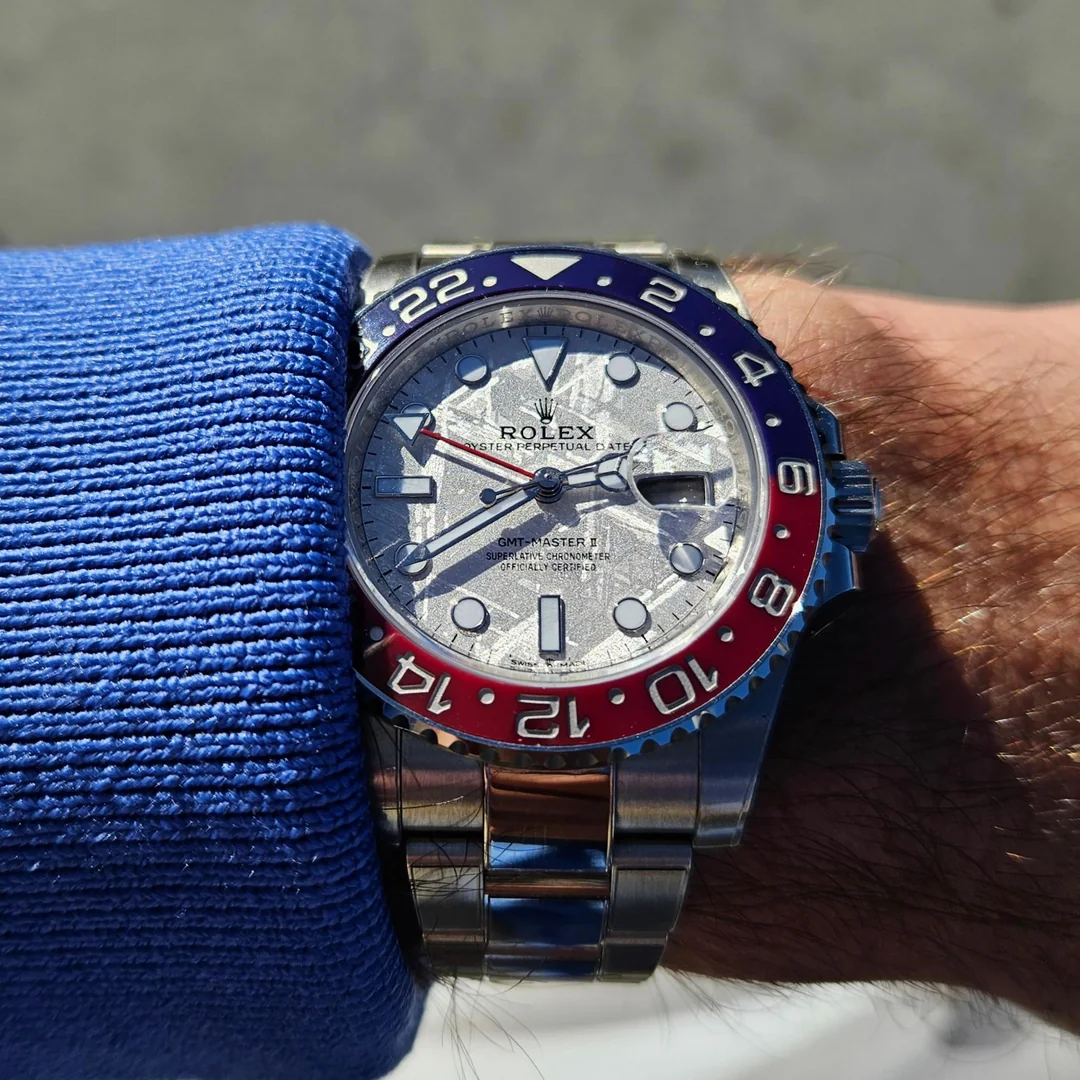 GMT-Master II Meteorite Dial 126719BLRO "Superman" Oyster photo review