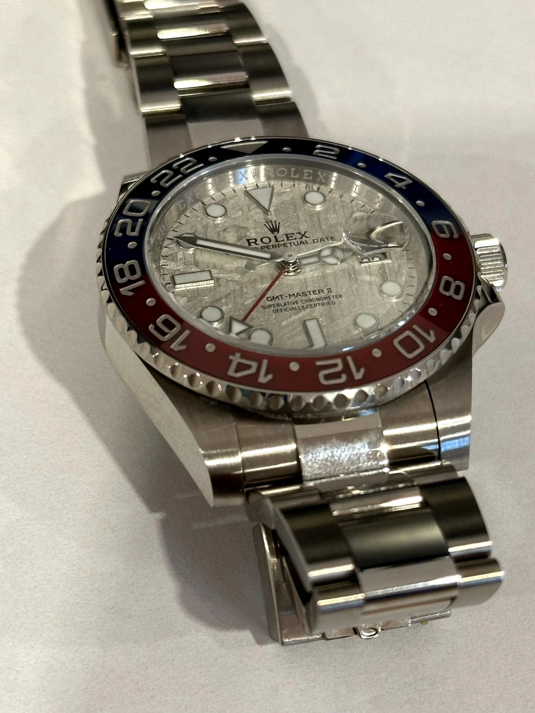 GMT-Master II Meteorite Dial 126719BLRO "Superman" Oyster photo review