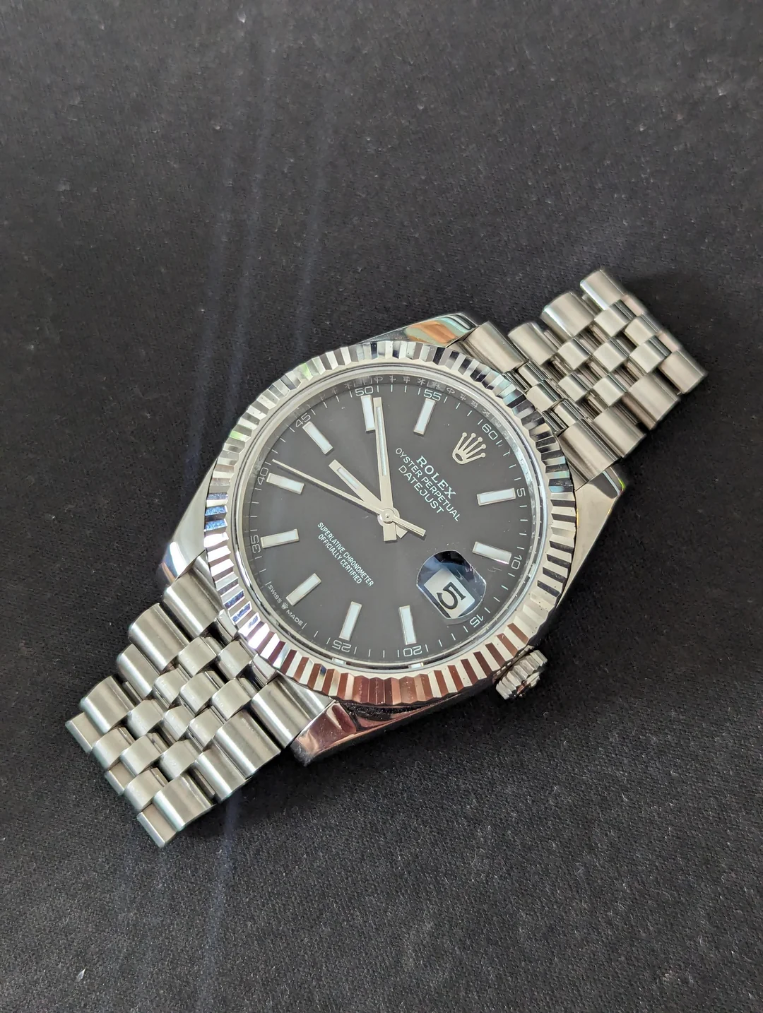 Replica Datejust 41 mm Rhodium Dial 126334 Jubilee photo review
