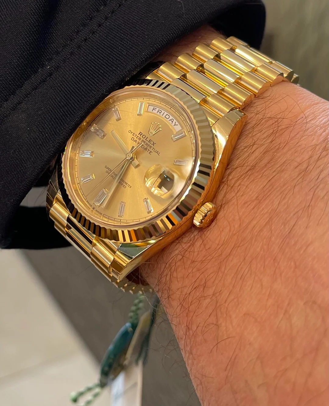 Replica Day-Date II 40mm Champagne Dial 228238 photo review