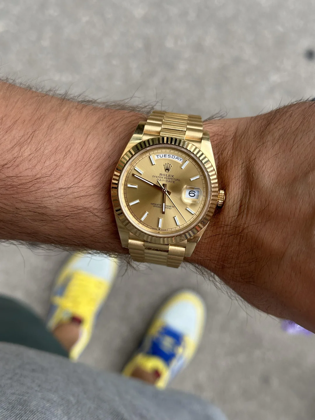 Day-Date II 40mm Champagne Dial 228238 photo review