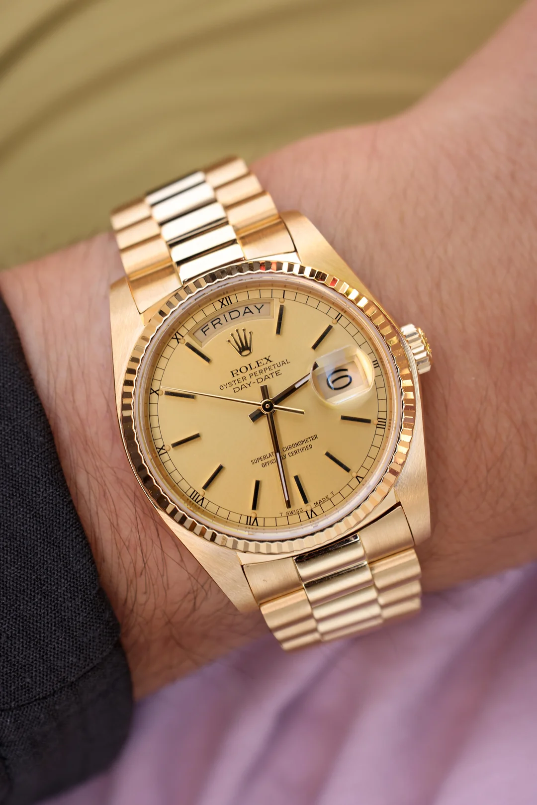 Day-Date II 40mm Champagne Dial 228238 photo review