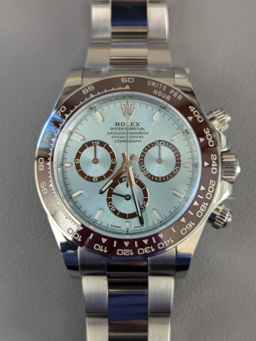 Daytona 40 mm Ice blue Dial 116506 “Platona” photo review
