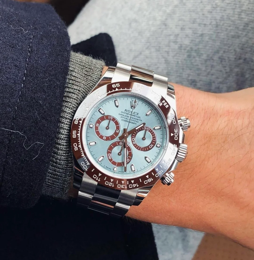 Daytona 40 mm Ice blue Dial 116506 “Platona” photo review