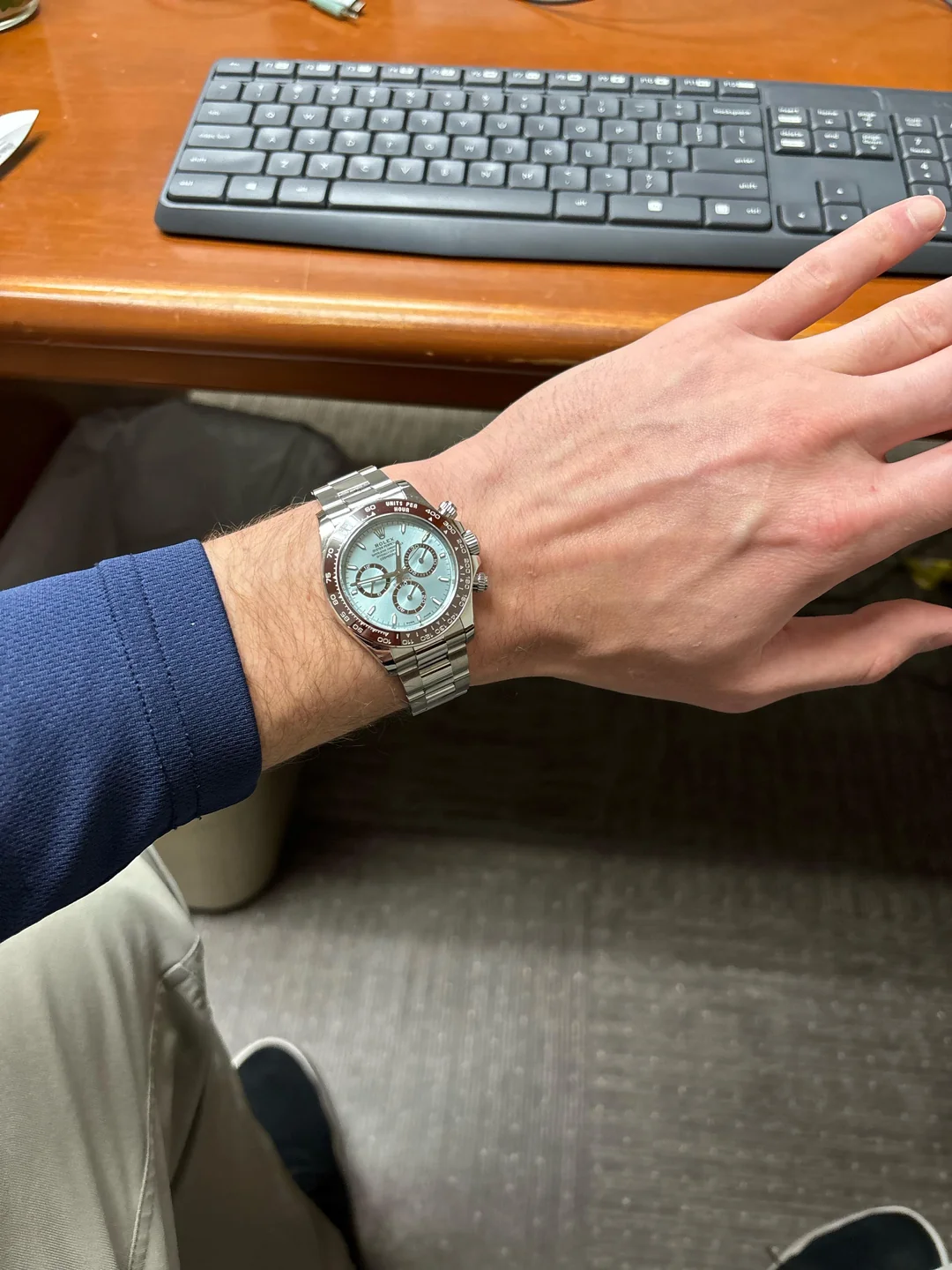 Daytona 40 mm Ice blue Dial 116506 “Platona” photo review