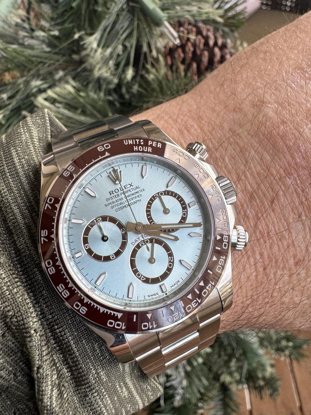 Daytona 40 mm Ice blue Dial 116506 “Platona” photo review