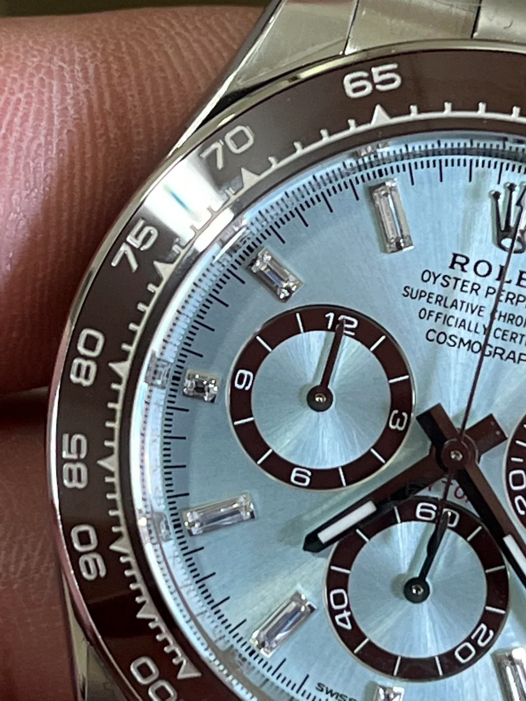 Daytona 40 mm Ice blue Dial 116506 “Platona” photo review