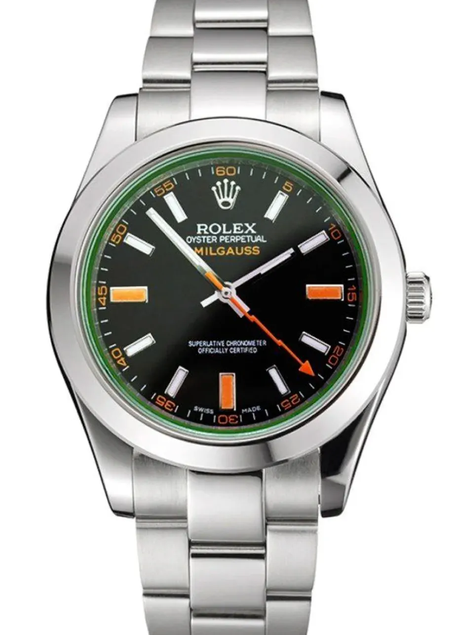 Super Clone Rolex Milgauss Black Dial 41mm