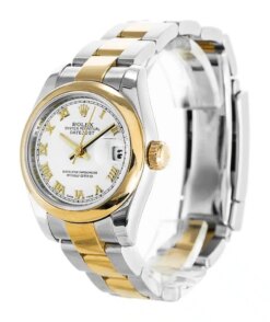 Replica Rolex Datejust 179163 26mm White Dial Face Detail