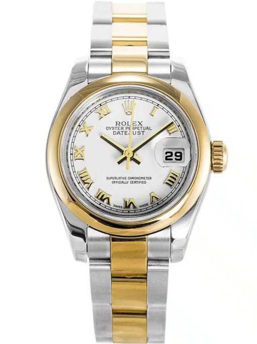 Replica Rolex Datejust 179163 26mm White Dial