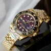 Replica Rolex GMT-Master II 40 mm 126718GRNR Tiger Iron Dial Material View