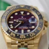 Replica Rolex GMT-Master II 40 mm 126718GRNR Tiger Iron Dial Lug Shot