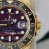 Replica Rolex GMT-Master II 40 mm 126718GRNR Tiger Iron Dial Texture Close-Up