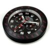Replica Rolex WALL CLOCK – DAYTONA BLACK/RED BEZEL Face Detail
