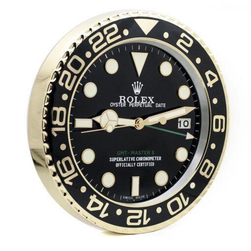 Replica Rolex WALL CLOCK – GMT MASTER II GOLD 2