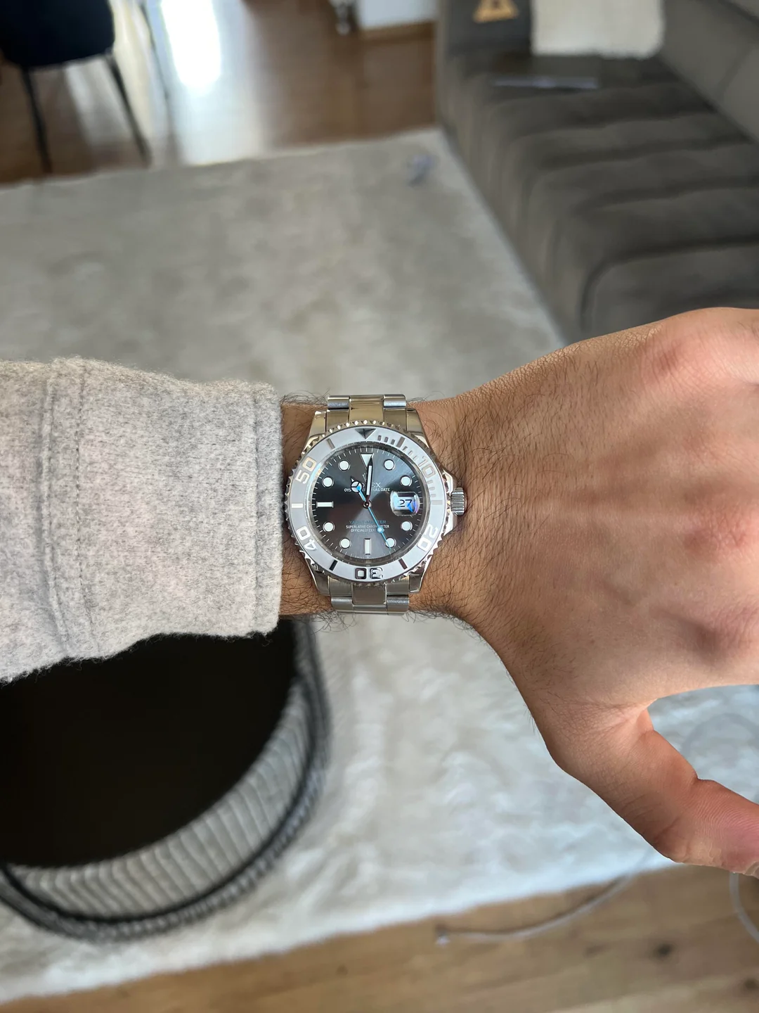 Yacht-Master 40mm m126622-0001 Rhodium Dial photo review