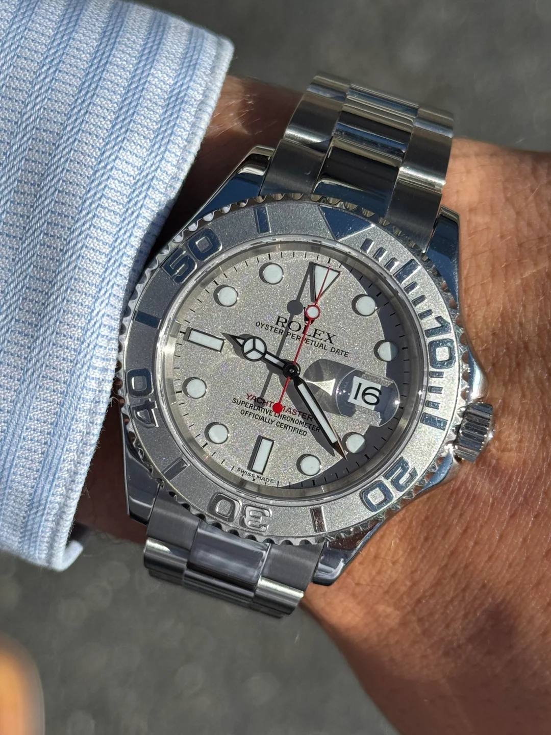 Yacht-Master 40mm m126622-0001 Rhodium Dial photo review