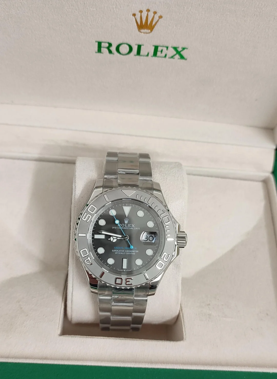 Yacht-Master 40mm m126622-0001 Rhodium Dial photo review