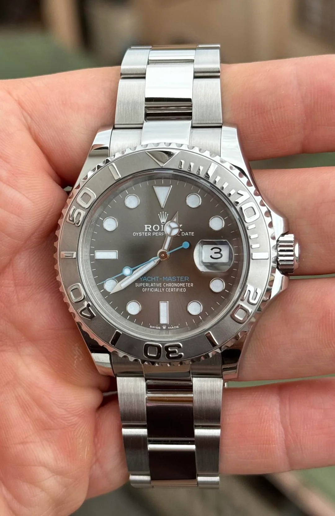 Yacht-Master 40mm m126622-0001 Rhodium Dial photo review