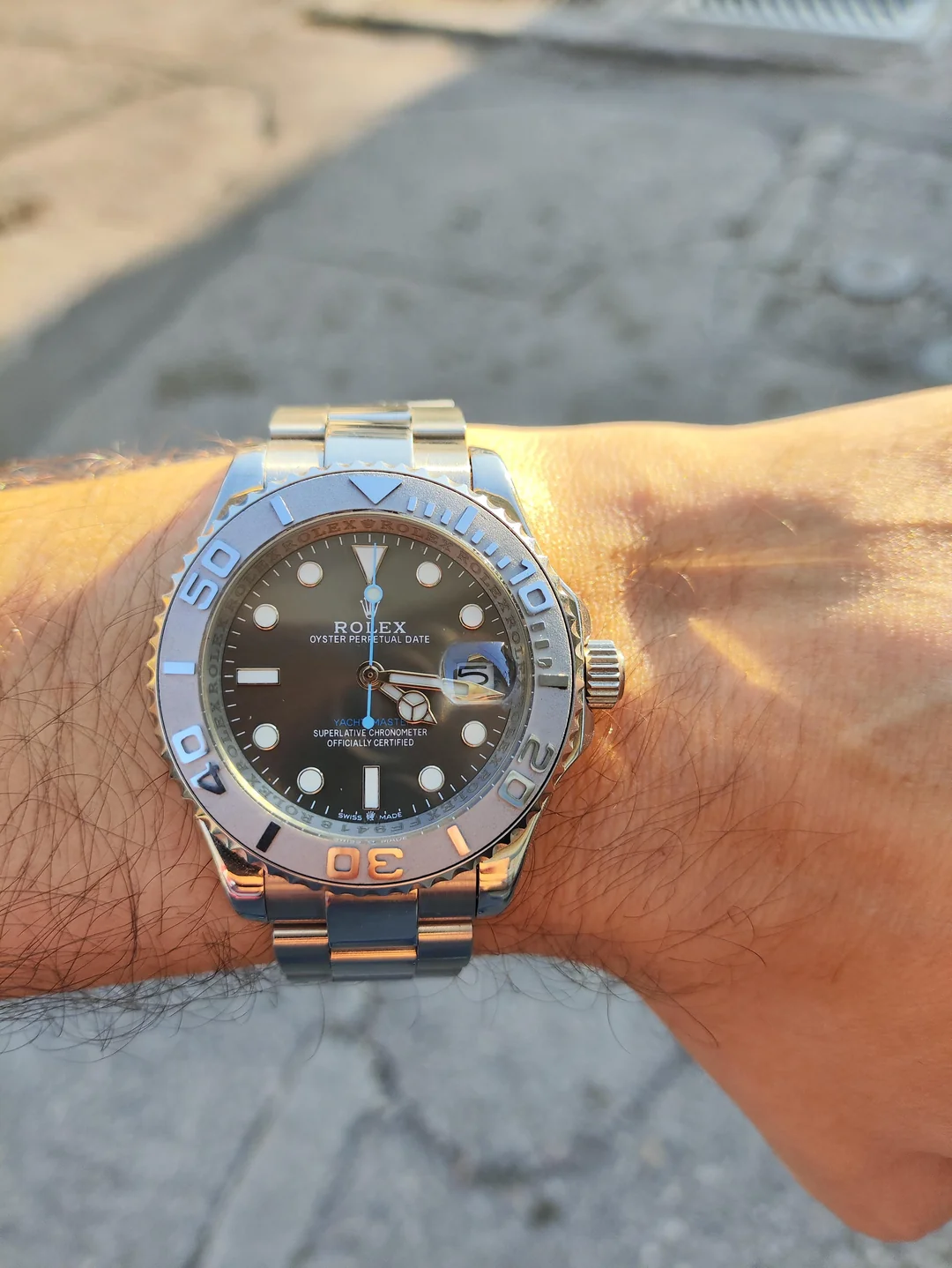 Yacht-Master 40mm m126622-0001 Rhodium Dial photo review