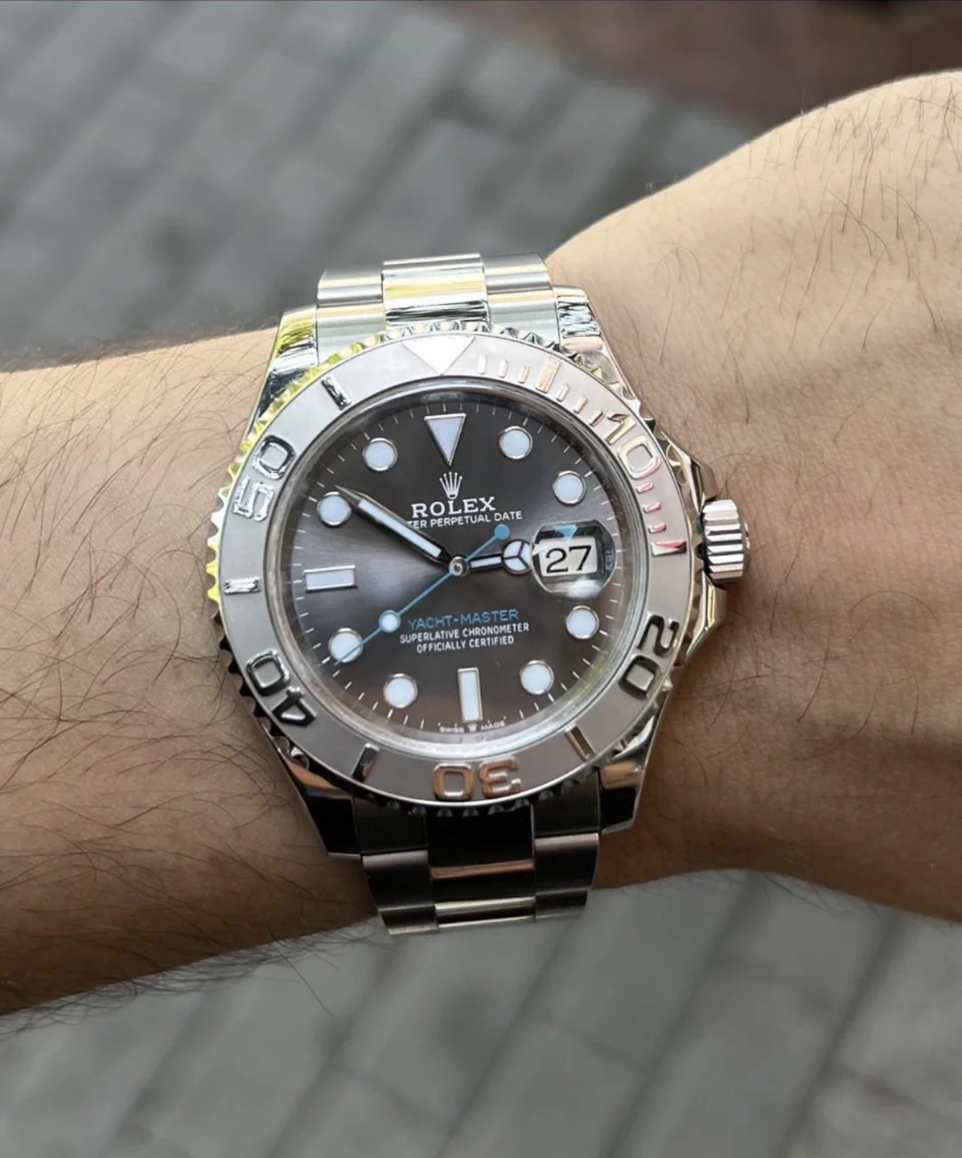 Yacht-Master 40mm m126622-0001 Rhodium Dial photo review