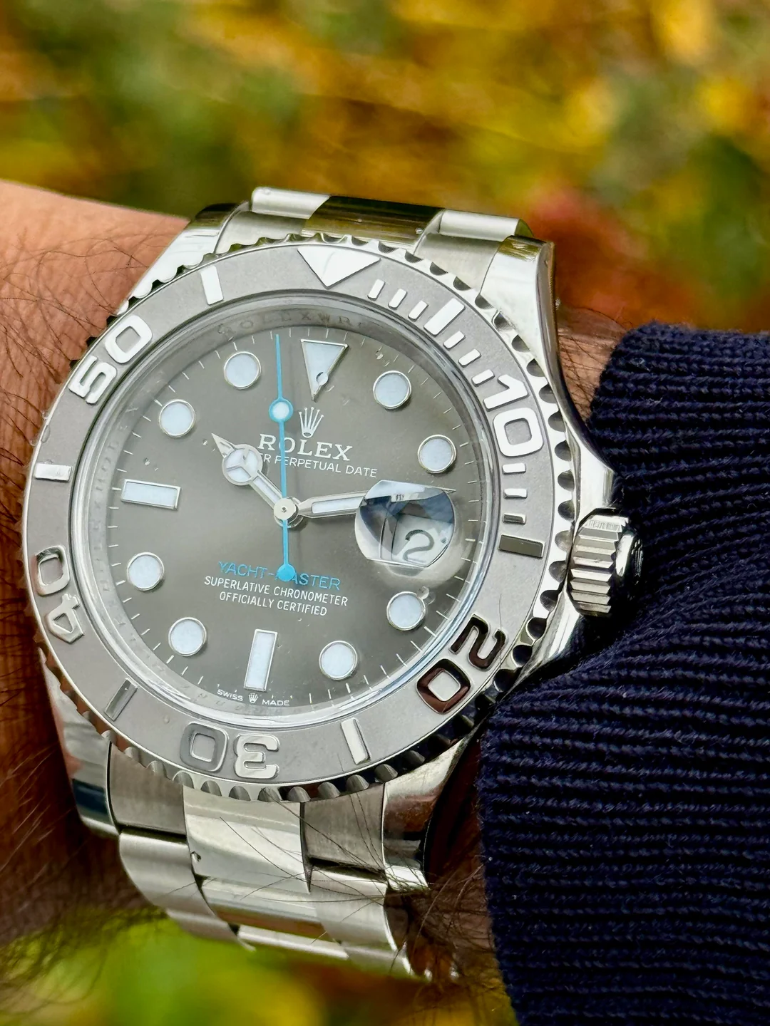Yacht-Master 40mm m126622-0001 Rhodium Dial photo review